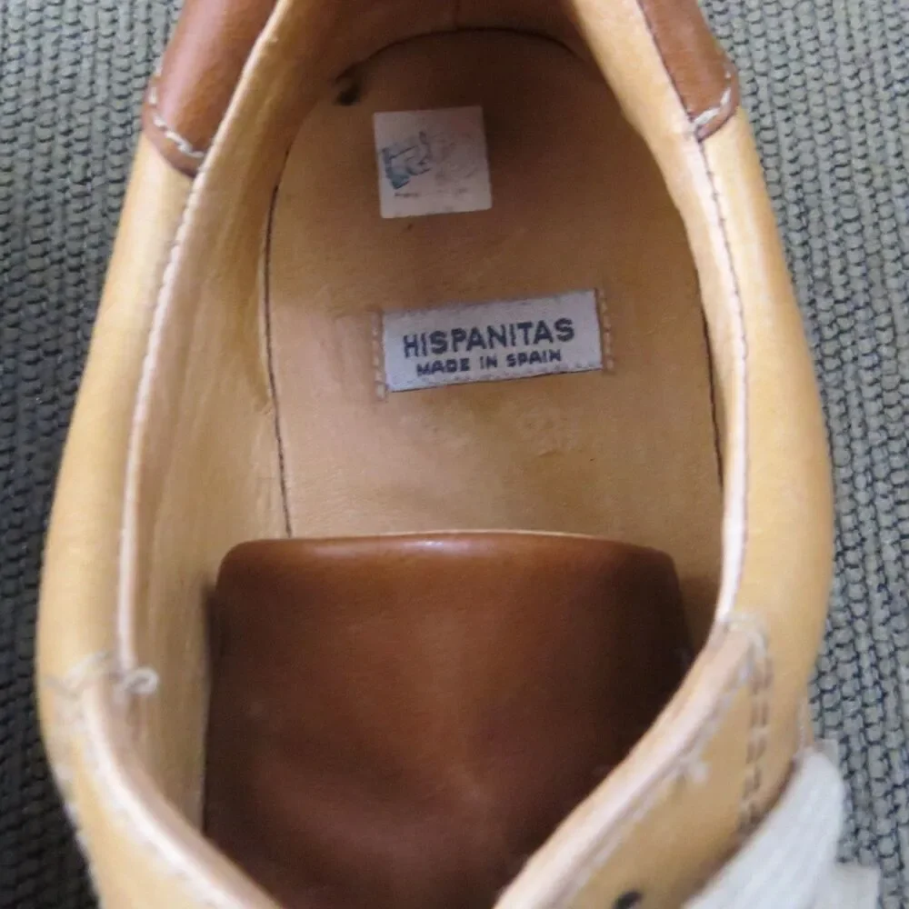 Hispanitas "El Corte Ingles" leather lace-up comfort shoes Size 6 EUC - Picture 2 of 5